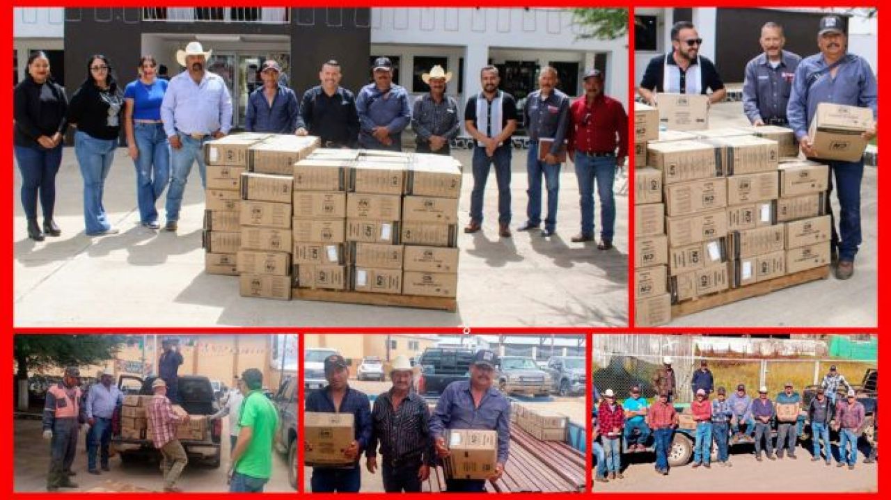 Facilita Municipio material para labores del sector agropecuario