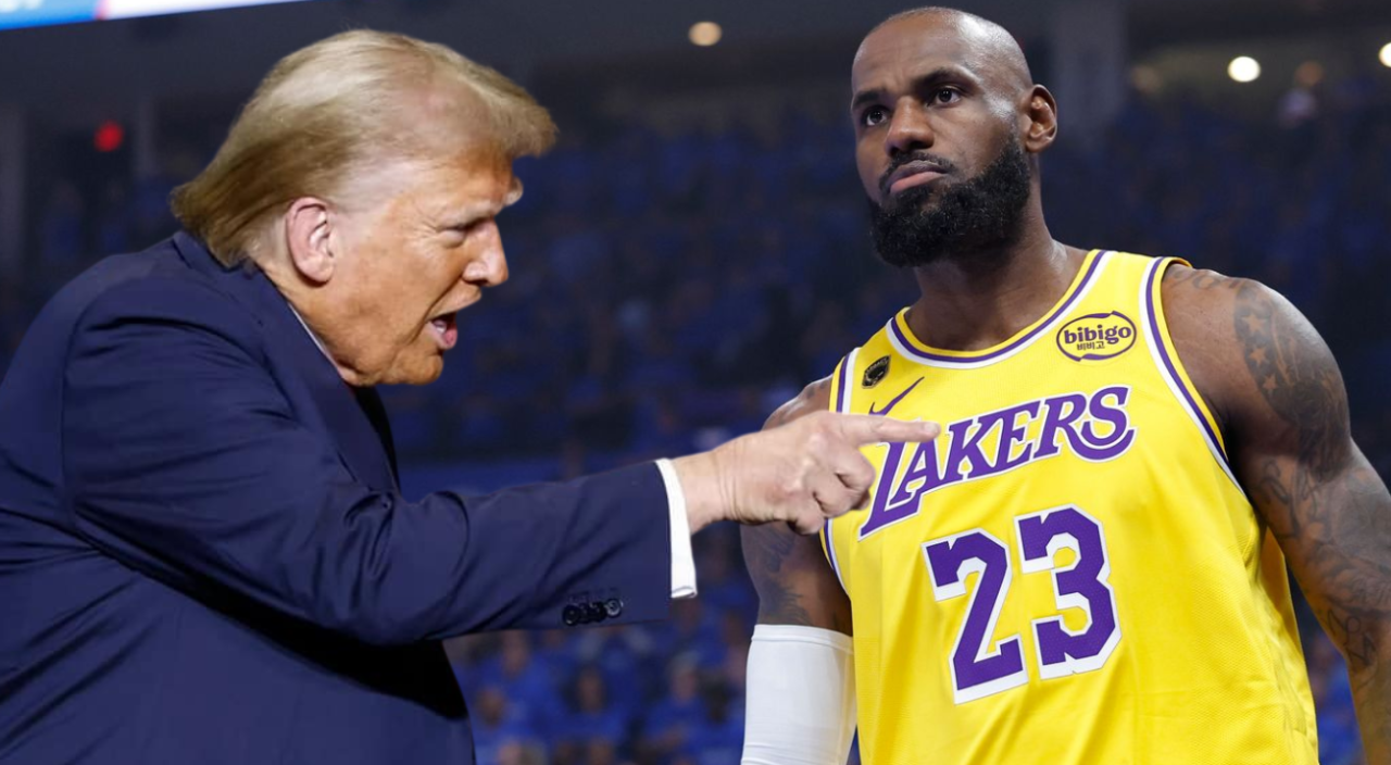 Critica Trump a LeBron James por su actitud durante el himno de EU